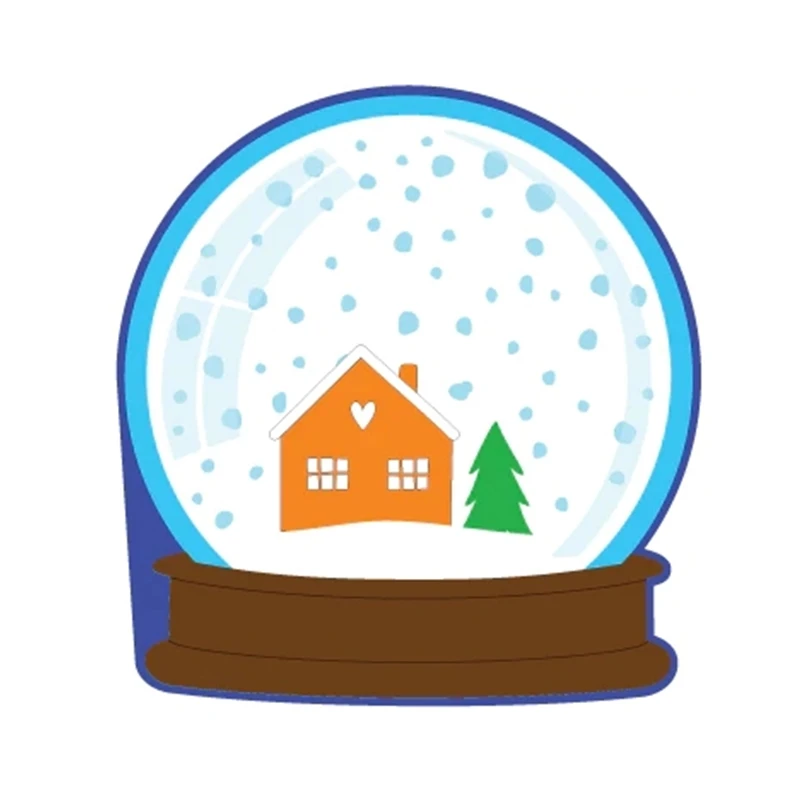 Металлические штампы со снежинками для скрапбукинга