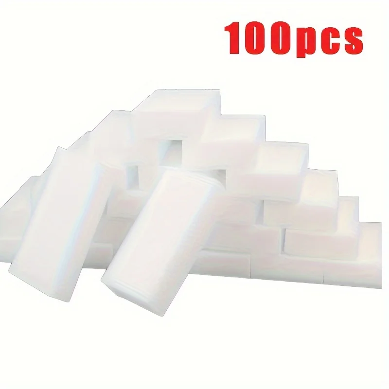 

Меламиновые губки белые 100/50 шт.
