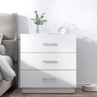 Bedside Nightstands Bedroom Furniture Closets Nordic White Bedside Table Study Small Low Table De Chevet Bathroom Furniture