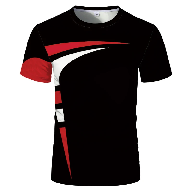 

Best Selling New Fashion Personality Creative 3D Printing T-shirt Tops Comfortable Short Sleeves