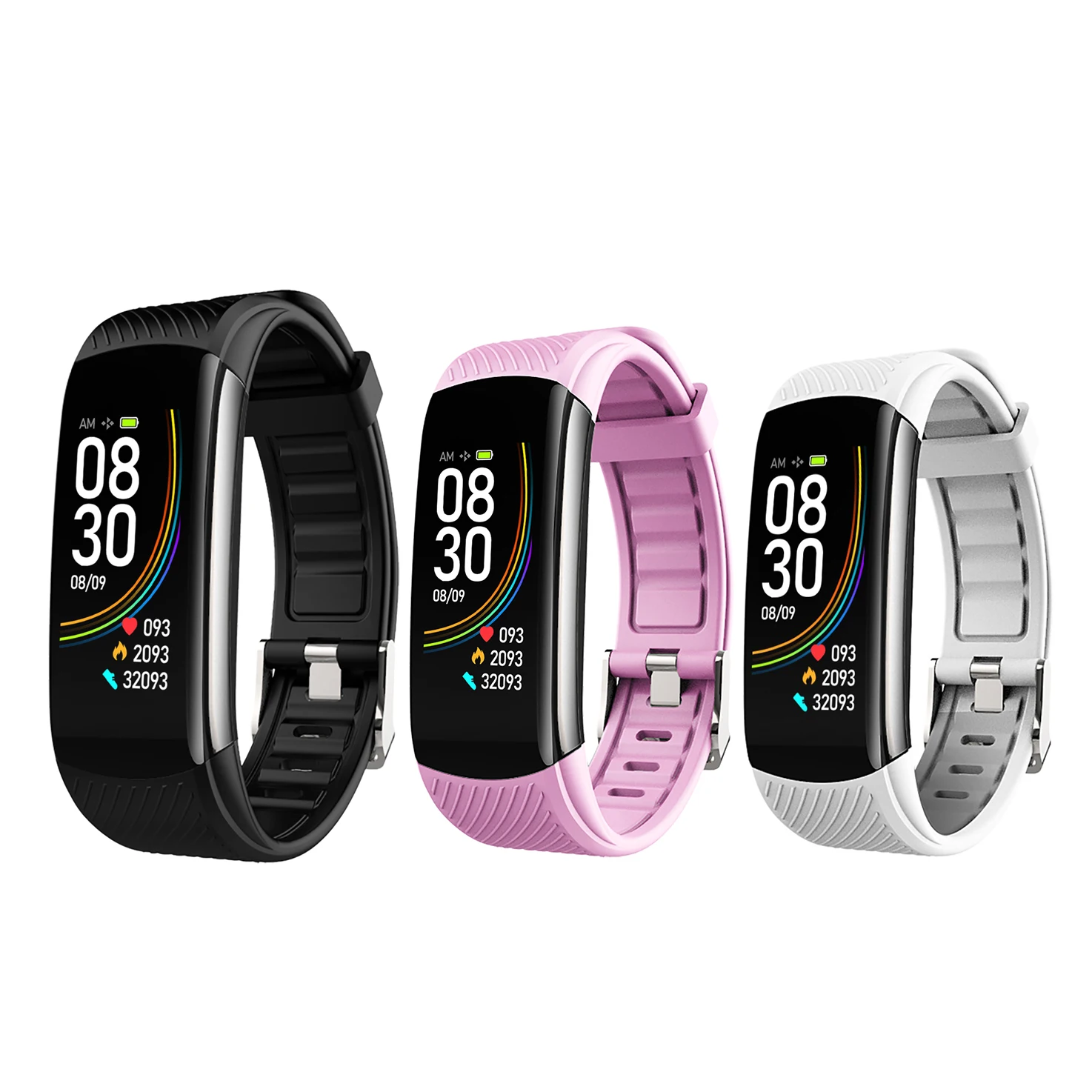

C6T Bracelet Watch Information Push Sleep Exercise Step IP67 Sports Smart Bracelet