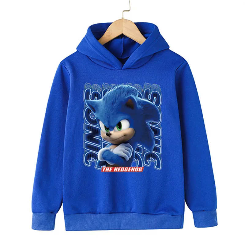 

Autumn Cotton Long Sleeves Hoodies Clothes Tops + Pants Baby Toddler Boy Clothing Sets Kids Children Boys Sonic Outfits Suits
