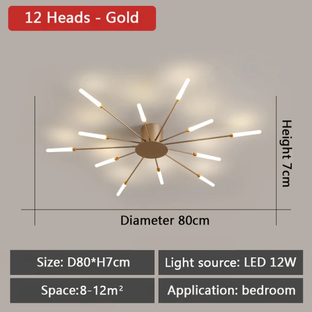 

LEFAN потолочная люстра LED 12/18/20/30 головок