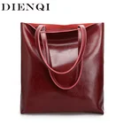 DIENQI натуральная кожа женские сумки на плечо большие женские модные офисные ретро сумки женские ручные большие сумки для женщин 2022 распродажа