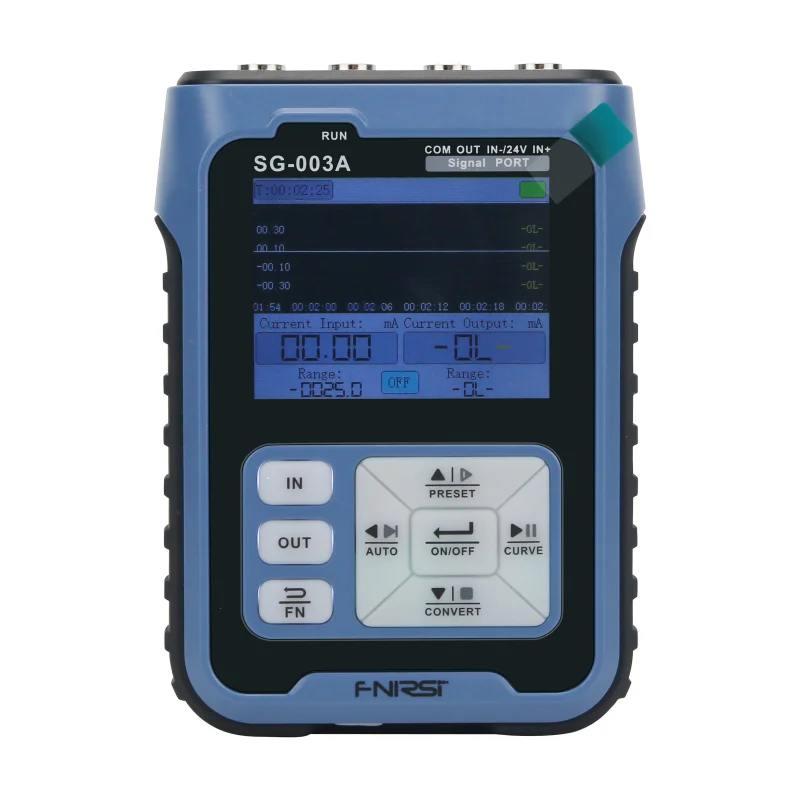 

FNIRSI SG-003A 0-10V Adjustable Current Voltage Simulator 4-20mA Signal Generator Sources Transmitter Calibrator