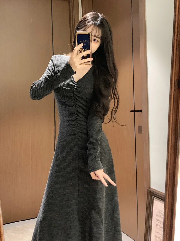 Рисунок 3 - Осенне-зимнее Модное Длинное Платье