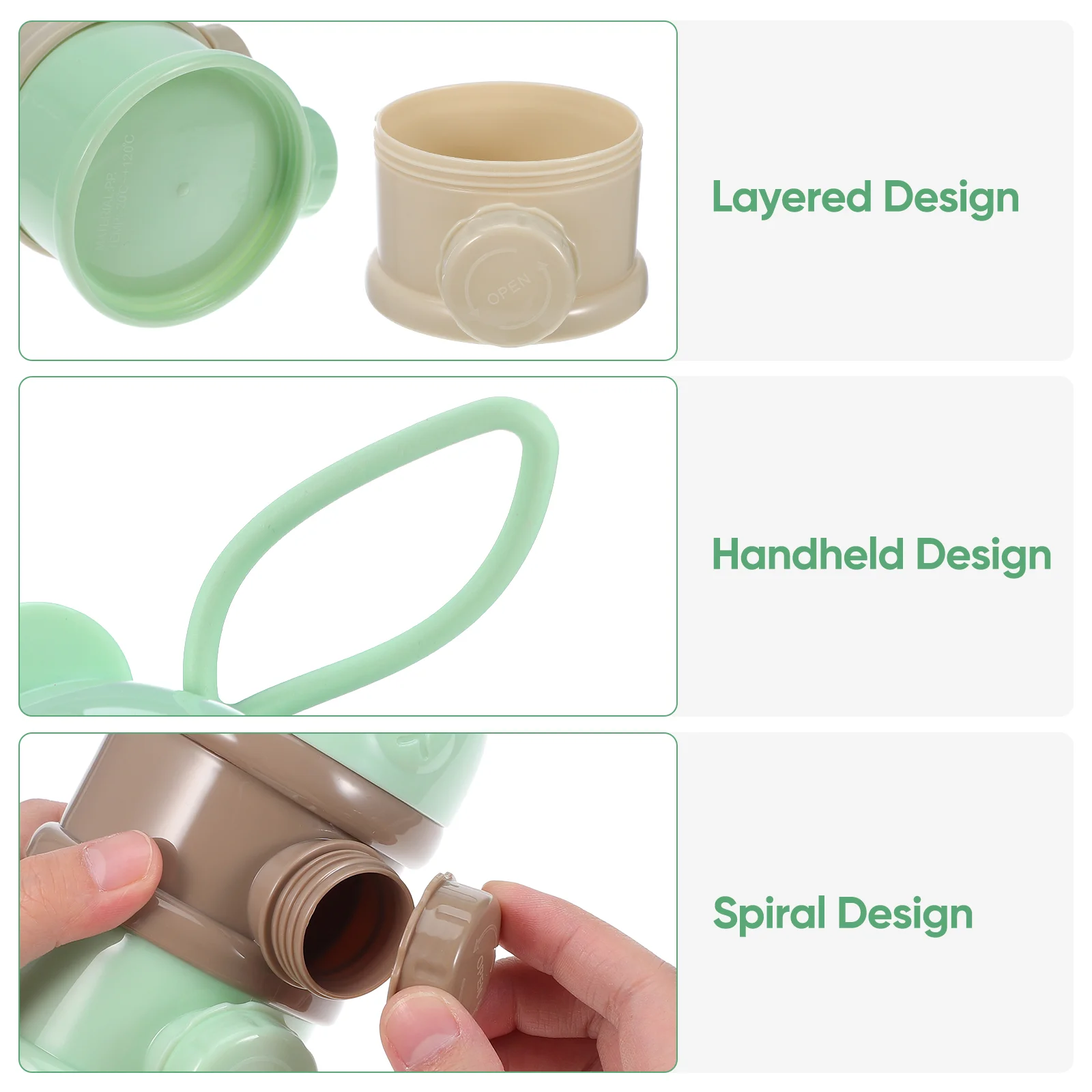 Диспенсер для молочной смеси контейнеры детских закусок портативный блендер