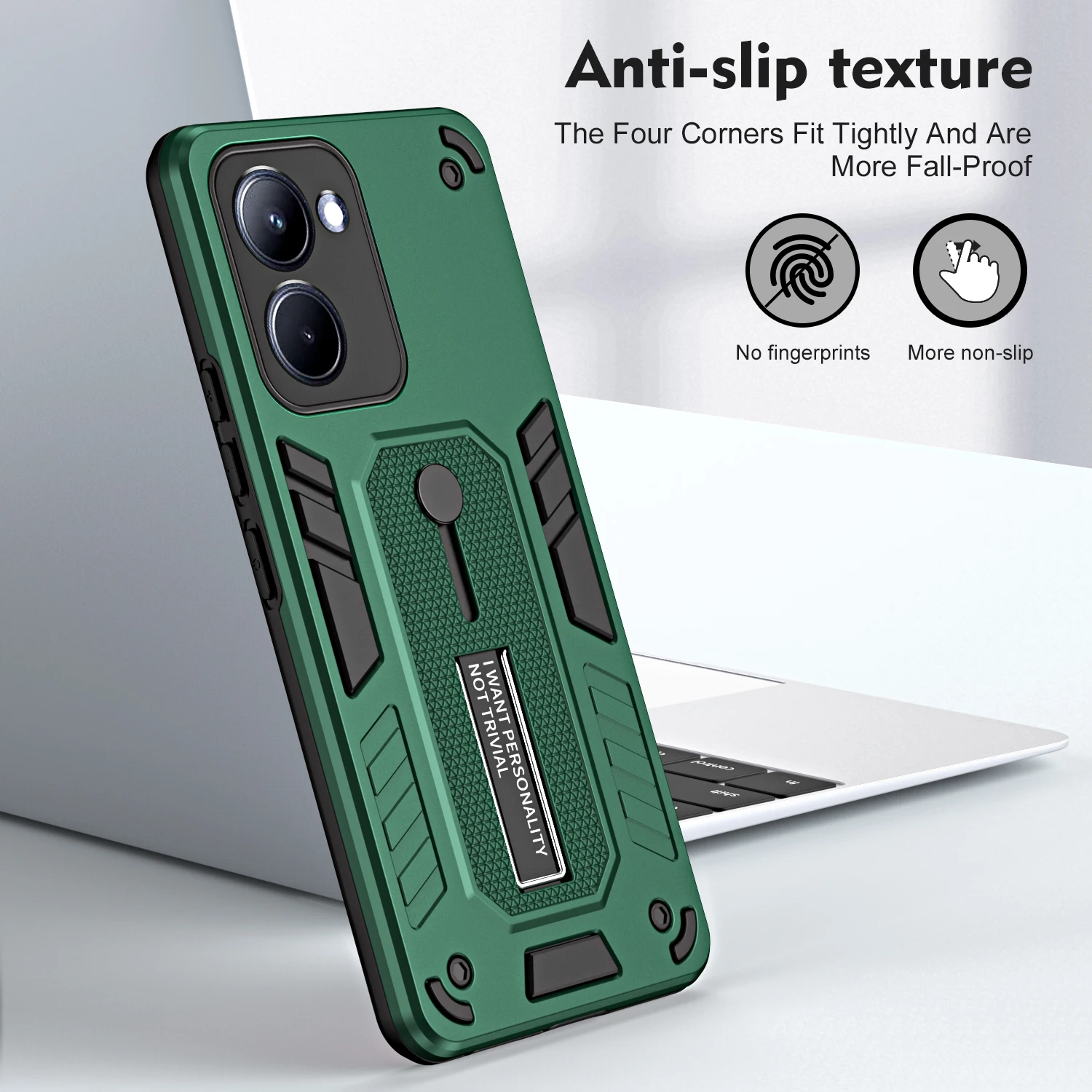 

Luxury Armor Shockproof Honor X8A Cases Ring Stand Holder Case For HONOR X7A X8A X9A X40 X6 X6S X8 MAGIC 5LITE Back Cover