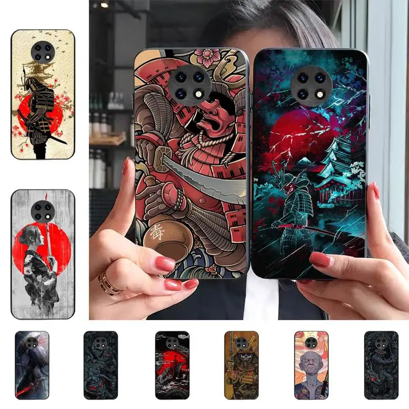 

Japanese Samurai Art Phone Case For Redmi 9 5 S2 K30pro Silicone Fundas for Redmi 8 7 7A note 5 5A Capa