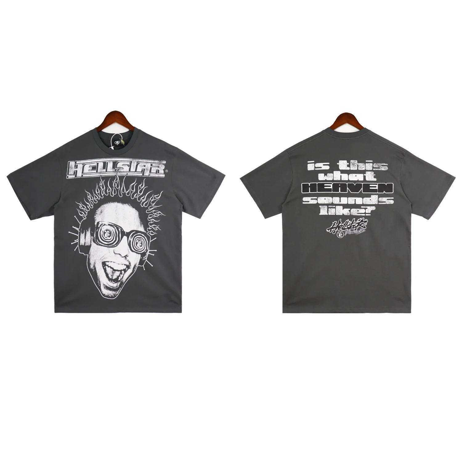 

Hellstar 2023 letter High Street printed casual T-shirt cotton crewneck short sleeve hip hop men's and women's top