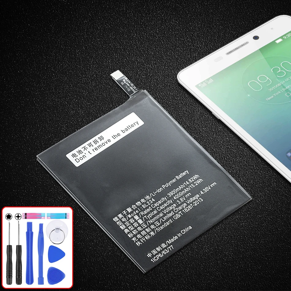 

Аккумулятор BL234 для Lenovo A500 Vibe P1M P1MA440 P70t P70T Φ P70A Φ 4000mAh, Сменный аккумулятор для Lenovo A500 Vibe P1M