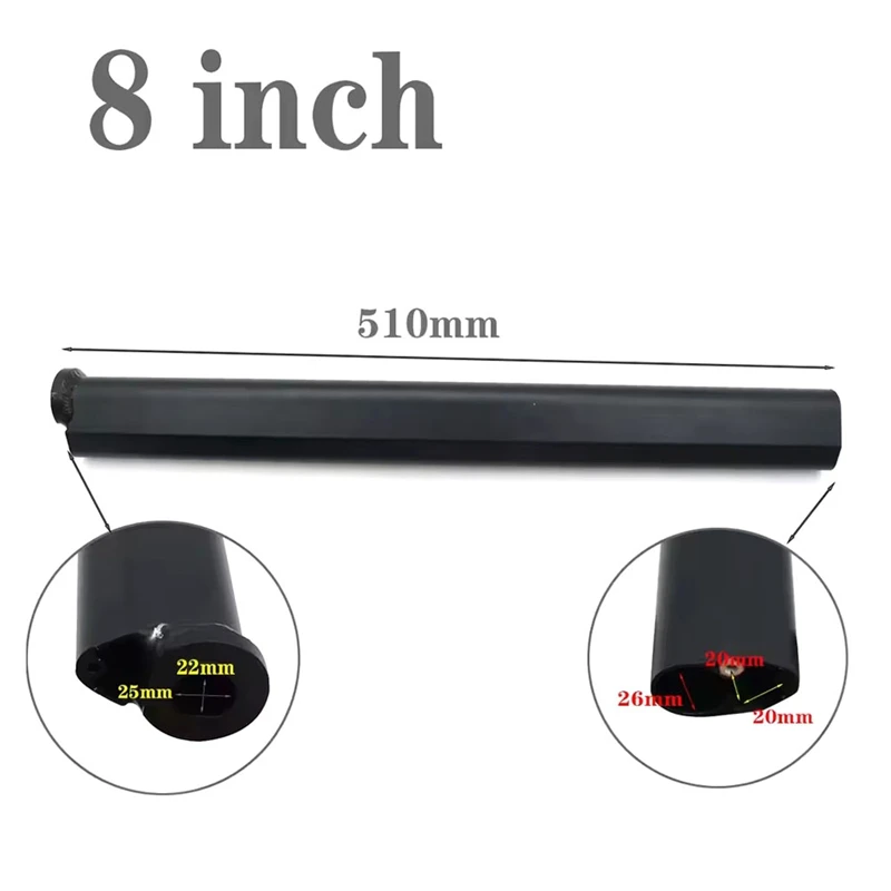 8-дюймовый электрический скутер складная стойка труба рулевая колонка