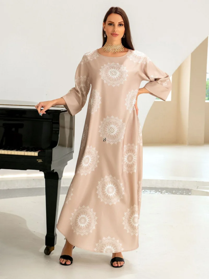 Kaftan Dubai Luxury Long Dresses Beading Gowns For Muslim Ladies Modest Maxi Dress Abayas For Women Ramadan 2023 Spring New