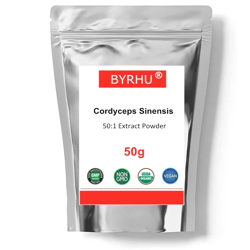 

Hot Sale 50-1000g Cordyceps Militaris Powder