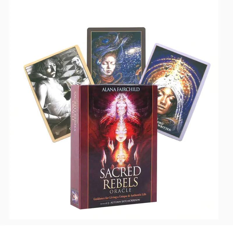 

New English Tarot Leisure entertainment Fate Chess Cards Game Tarot Sacred Rebels Oracle Cards Is Worth Having