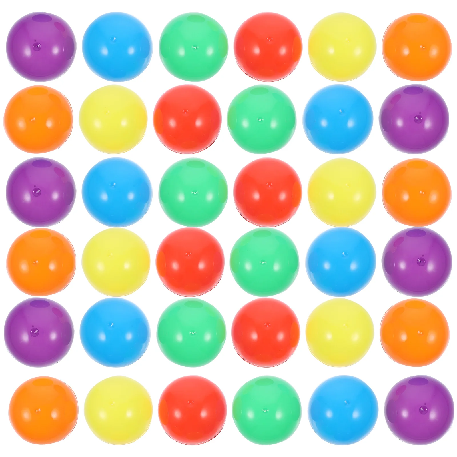 50 шт. красочные шарики Gashapon Shell Gumballs торговый автомат капсулы пустое пластиковое