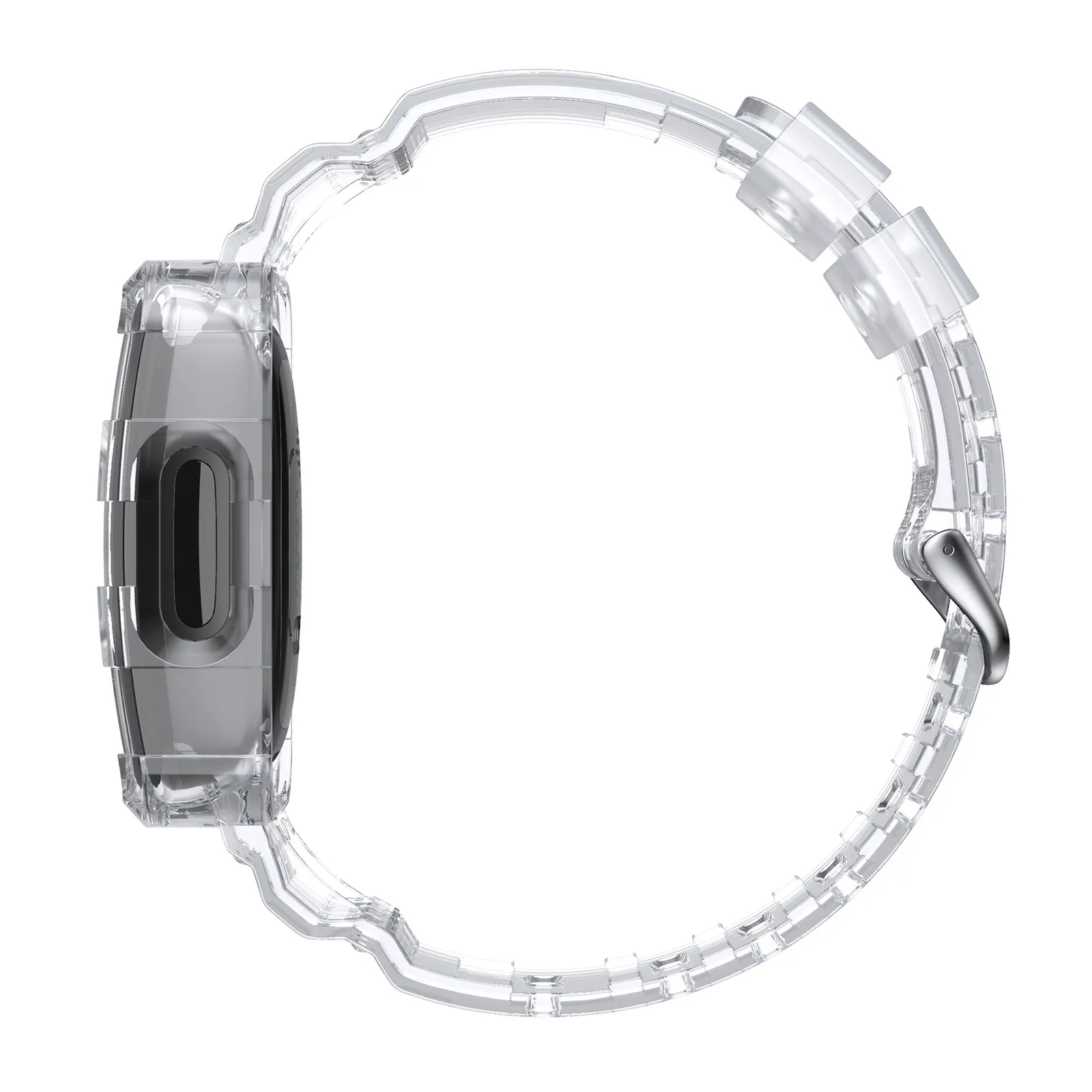 Цельный ремешок из ТПУ совместимый с Fitbit- Inspire/Inspire 2/Inspire-HR ремешки для женщин и