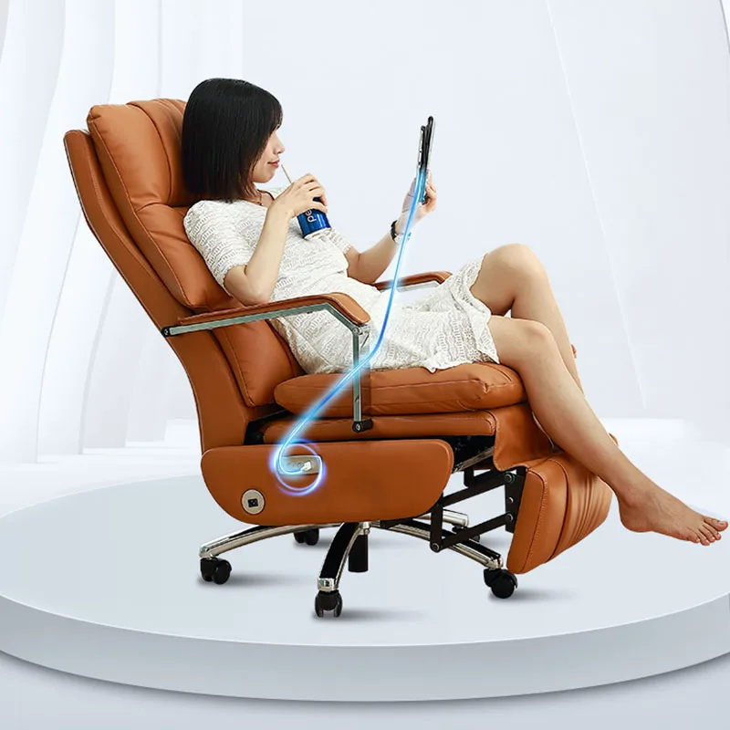 Офисный стул с поясничной поддержкой комфортный поворотный роликовый