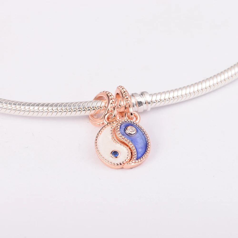 

Valentine's Day S925 Sterling Silver Couple Anime Jewelry Components Pendant Autumn Charm Bracelets Beads for Jewelry Making