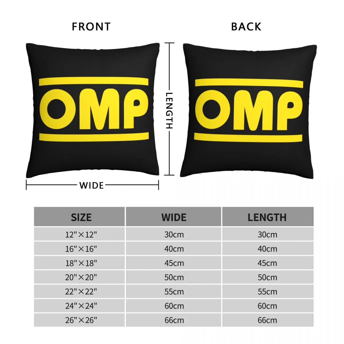 Лучший Omp Racing Accessori Kart E Rally Logo диванная Подушка Наволочка моющаяся наволочка с