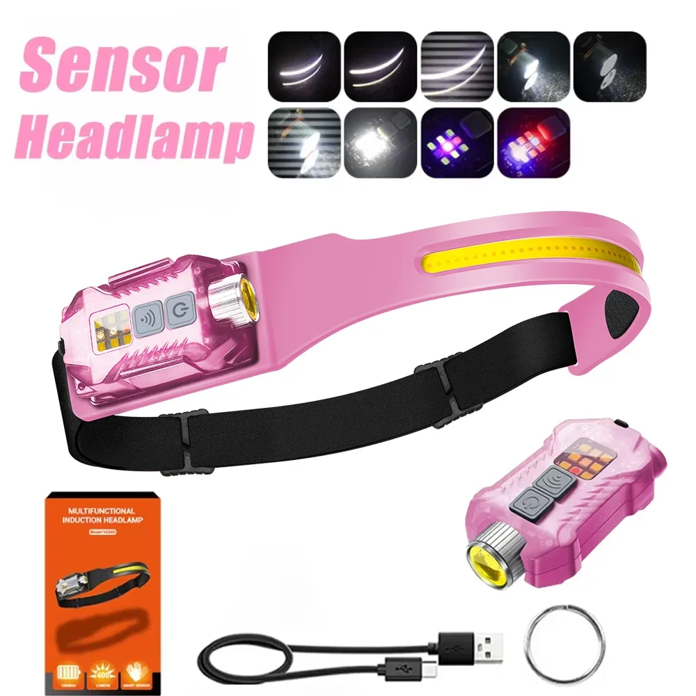 Индукционный светодиодный фонарик перезаряжаемый съемный EDC рабочий свет с