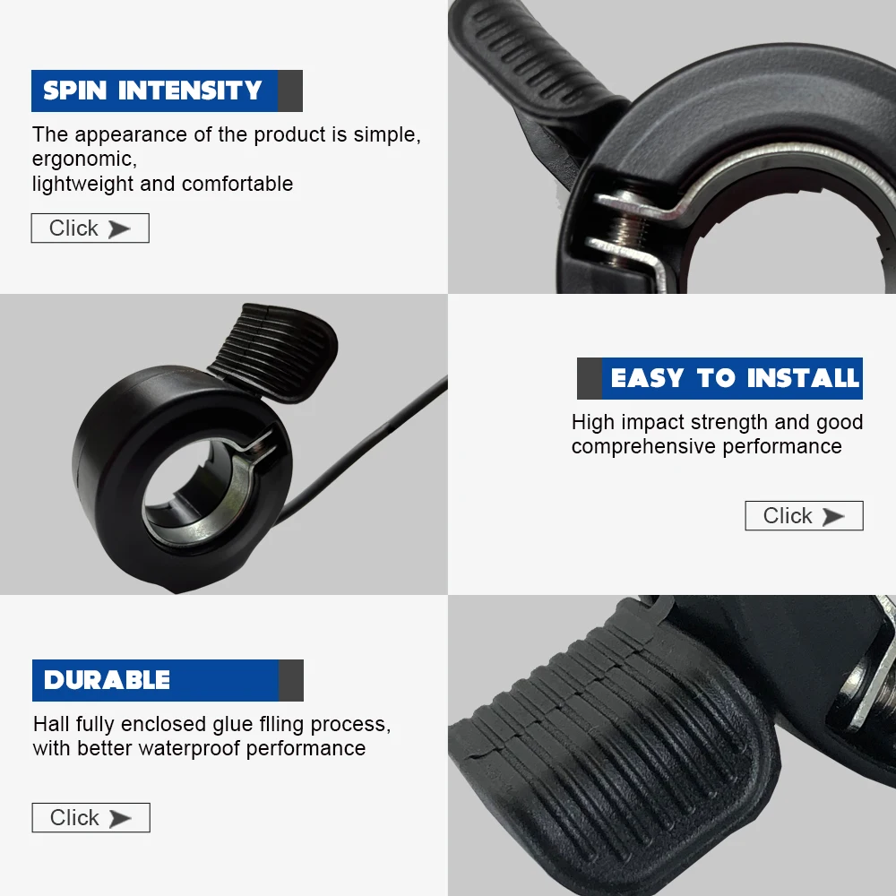Быстрая дроссельная заслонка Электрический скутер велосипед 130X