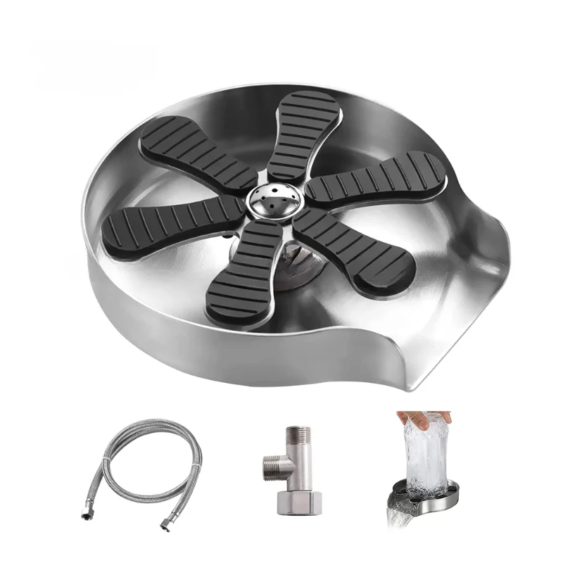 

Промывочный стакан HYMetal, автоматический очиститель кофейных кувшинов, для кухонной раковины, в бутылках