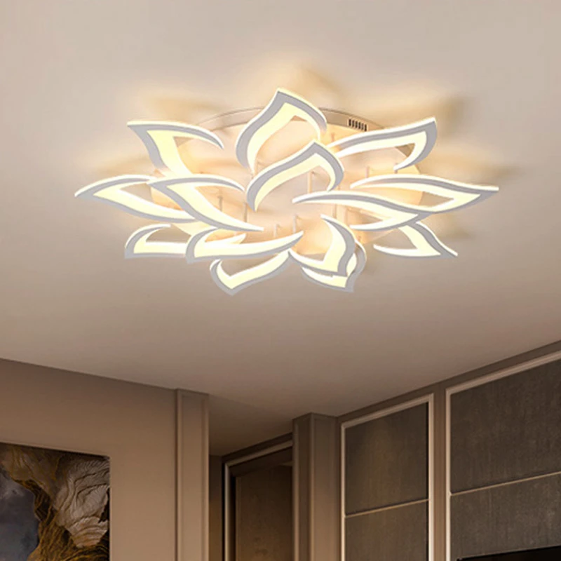

Modern LED Ceiling Lights Dining Living Room Fixtures Home Decoration Lamp For Bedroom Restaurant Lighting Dimmable Lustre