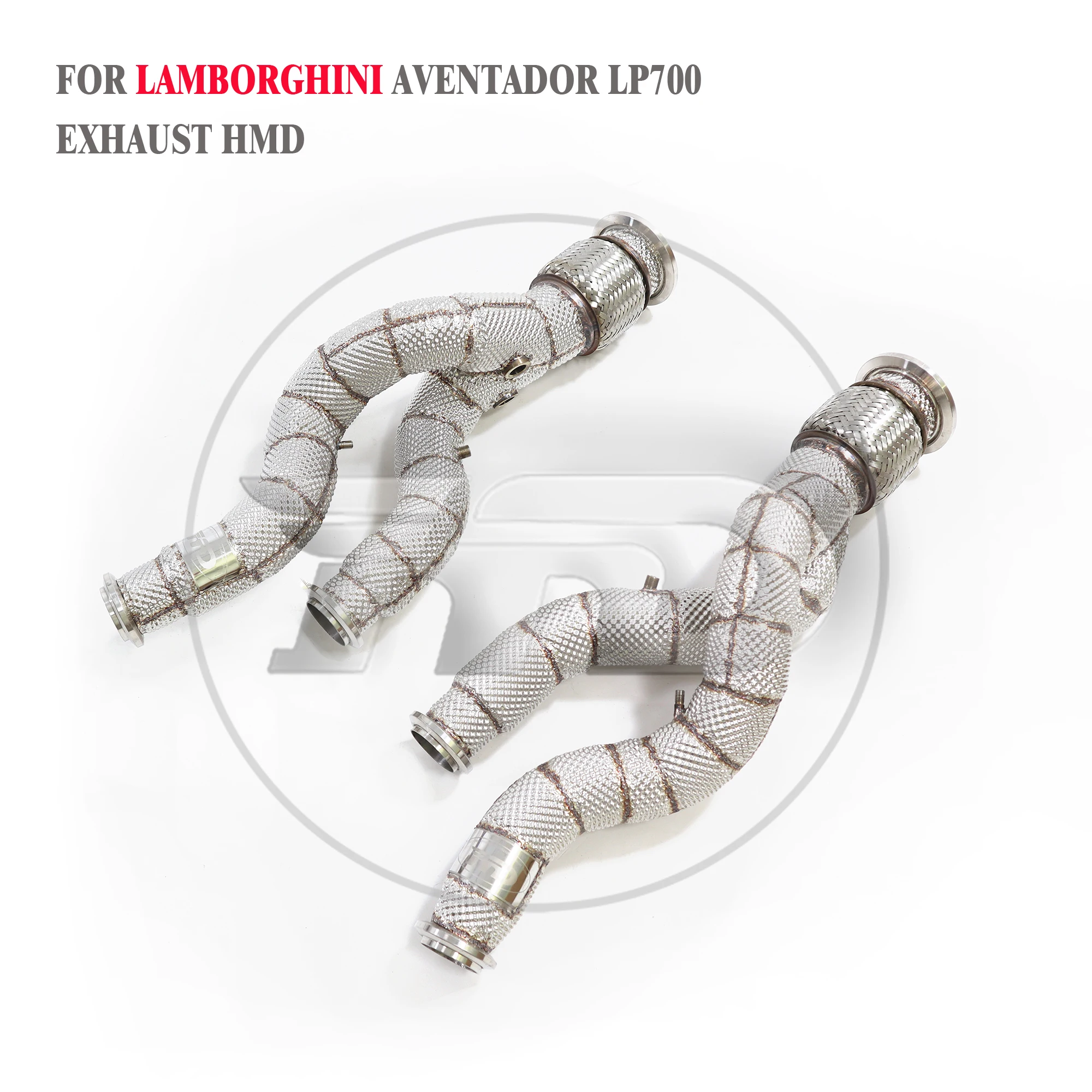 Даунпайп HMD для выхлопной системы Lamborghini Aventador LP700 каталитический коллектор из