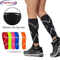 1pair football shin guards compression calf guard practical leg sleeves adult support sock shin protector soccer gear canilleras