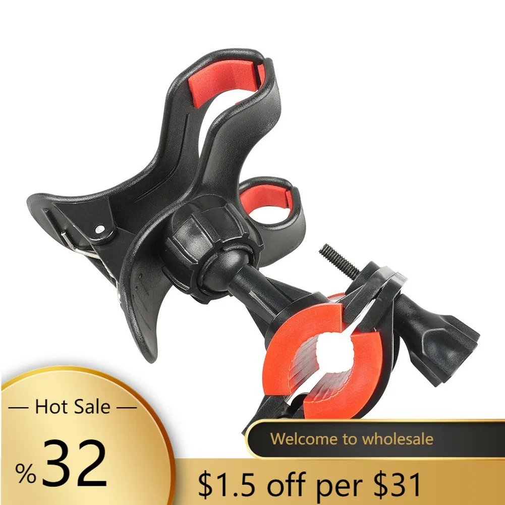 

1pc Cell Phone Holder Universal Microphone Mic Stand Bicycle Motor Bike Phone Holder For Smart Phones Stands Mounts Holders