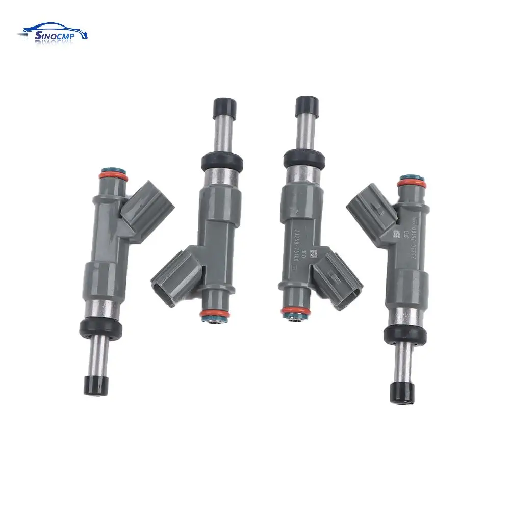 

4 шт. топливных форсунок, подходят для Toyota EU Coaster Land Cruiser Prado 2006-2010 гг., 2.7L 2TR, 23209-09045, 23250-75100, 23209-79155