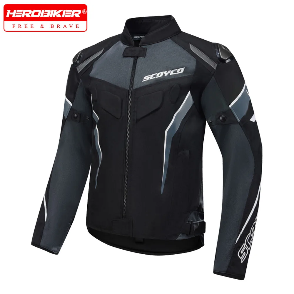 Мужская летняя мотоциклетная куртка дышащая защита от падения Chaqueta Moto Hombre