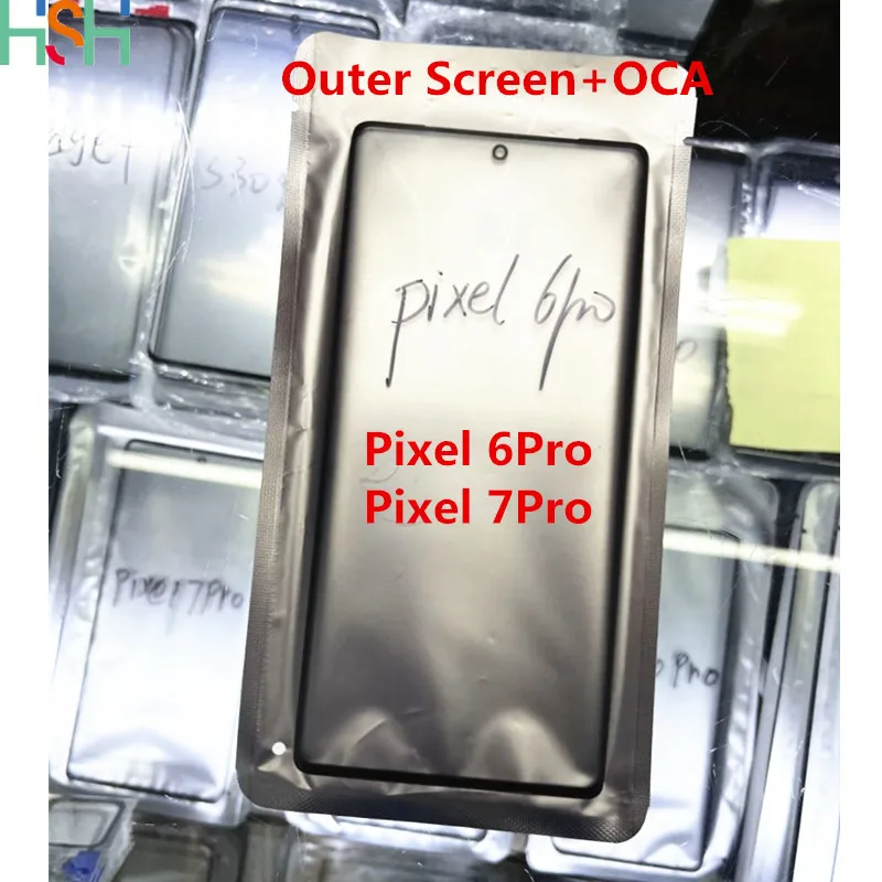 Внешний экран для Google Pixel 6Pro 6 7 Pro передняя сенсорная панель ЖК-дисплей стеклянная