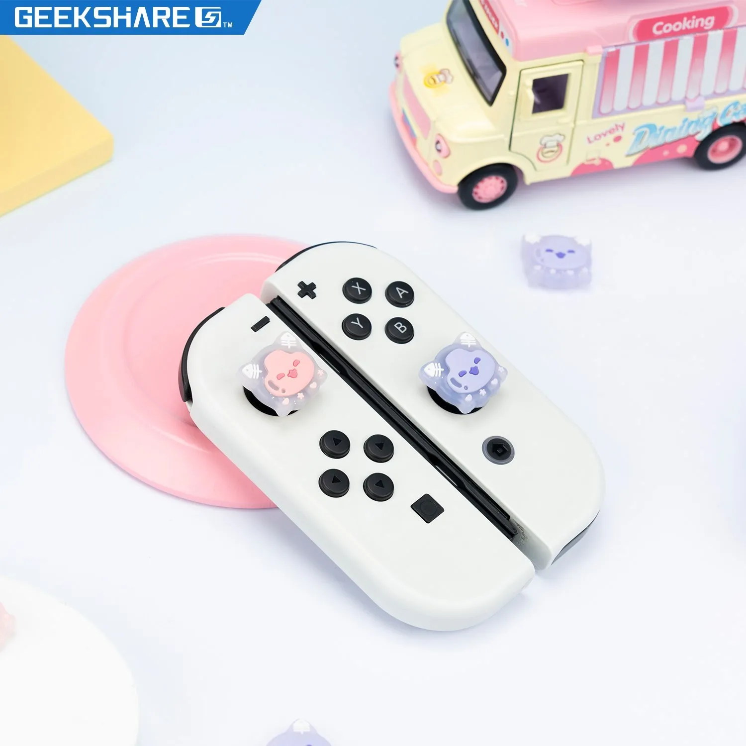 

GeekShare Rocker Caps Silicone Thumb Grip Case For Nintendo Switch OLED Switch Lite Joystick Cap NS Console Accessories