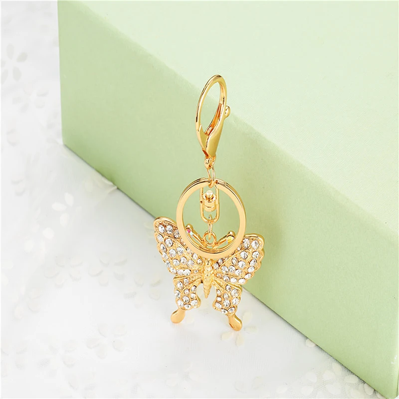 

Retro Butterfly Keychain Butterfly Phone Charm Keychain Craft Bag Car Pendant Gift Jewelry Accessories