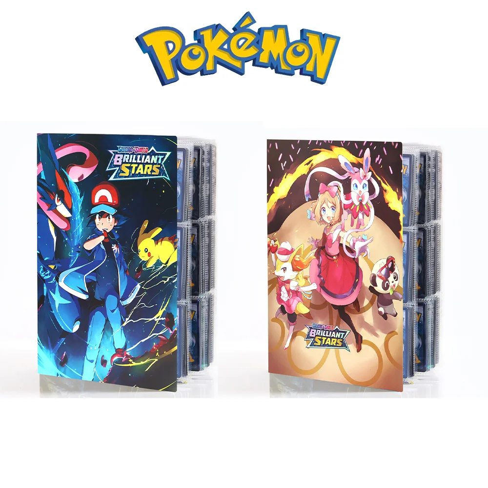 

Pokemon Anime Game 540pcs Hobby Toys Collection Cards Album Book VMAX GX EX Pikachu Charizard Mewtwo Card Holder Binder Folder