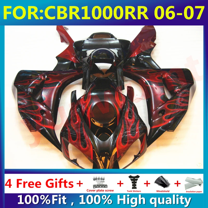 Новый комплект обтекателей для мотоцикла ABS Подходит Honda CBR1000RR 2006 2007 cbr1000 RR CBR 1000RR 06