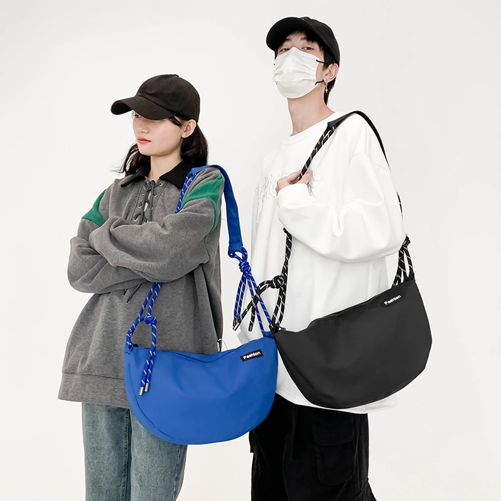 

Сумка-мессенджер на плечо в форме полумесяца, нейлоновая Модная Портативная легкая водонепроницаемая Повседневная Сумочка для отдыха, выходных