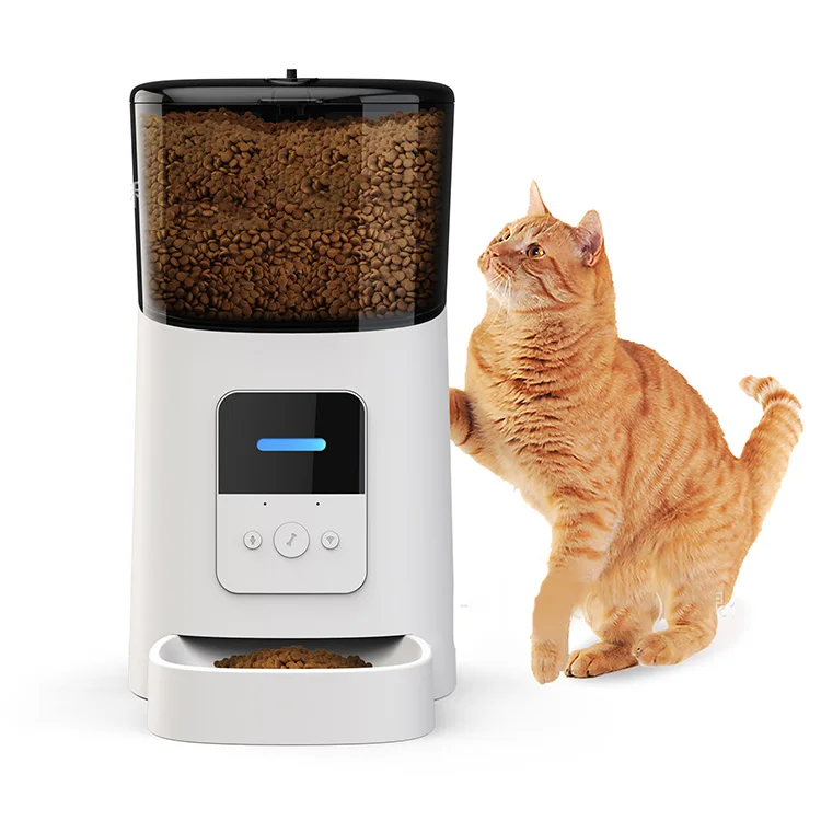 

New Intelligent Timing And Ration Cat Food And Dog Food Pet Feeder