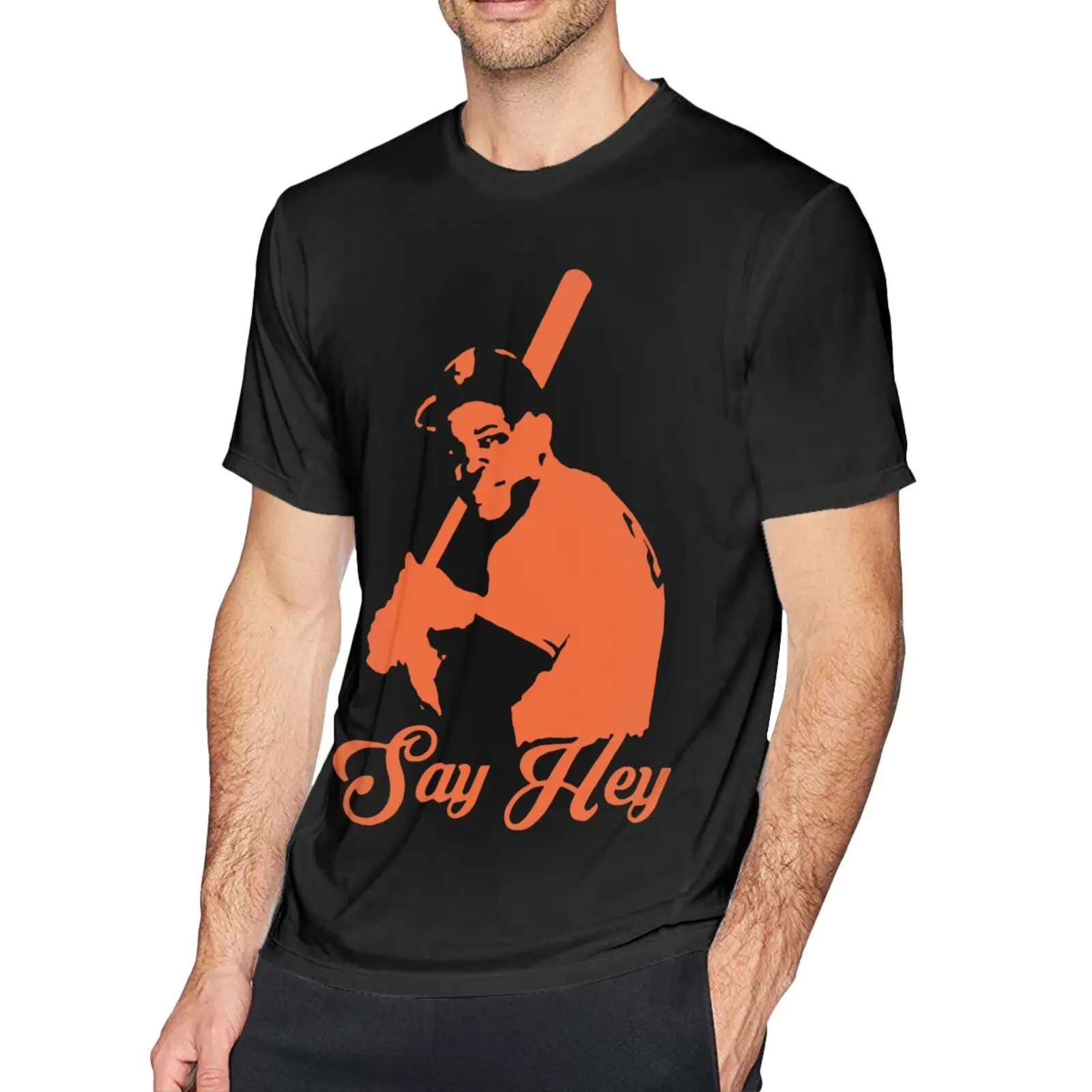 

Футболка мужская оверсайз с рисунком из аниме «Say Hello Willie Mays»