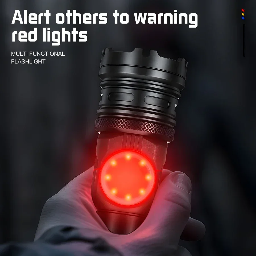 Самый мощный светодиодный тактический фонарик перезаряжаемый через USB