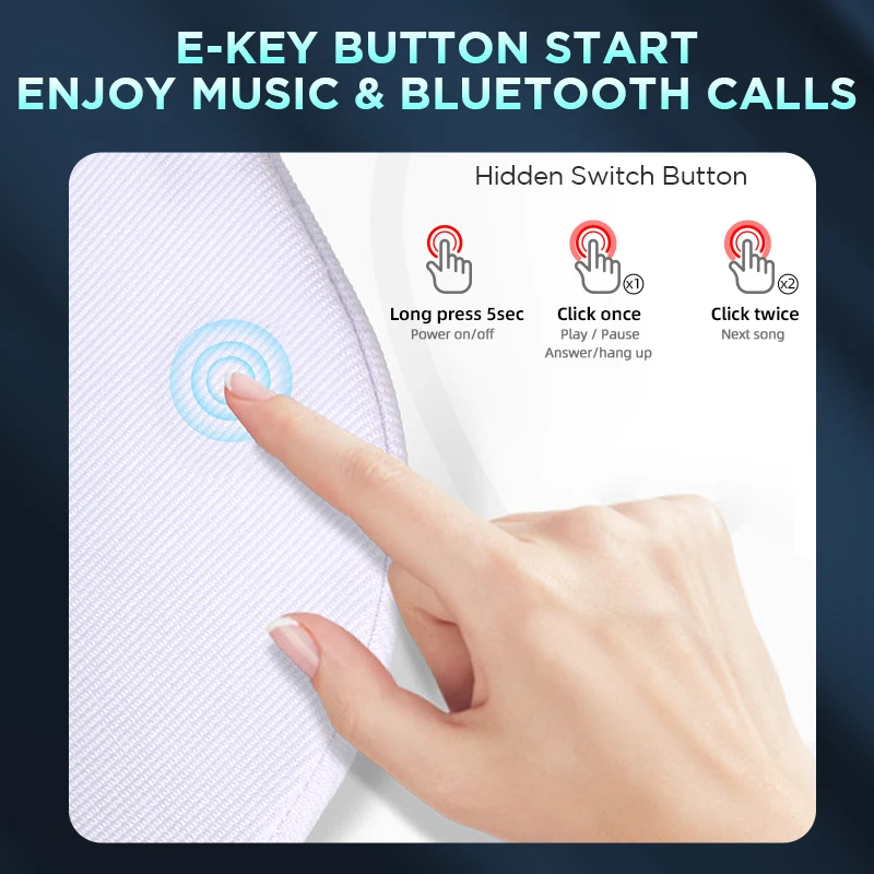 Фото Bluetooth кепка костной проводимости, регулируемая умная Bluetooth-шляпа, беспроводная умная бейсболка для занятий спортом на открытом воздухе, музыкальная бейсболка унисекс с открытым ухом №4