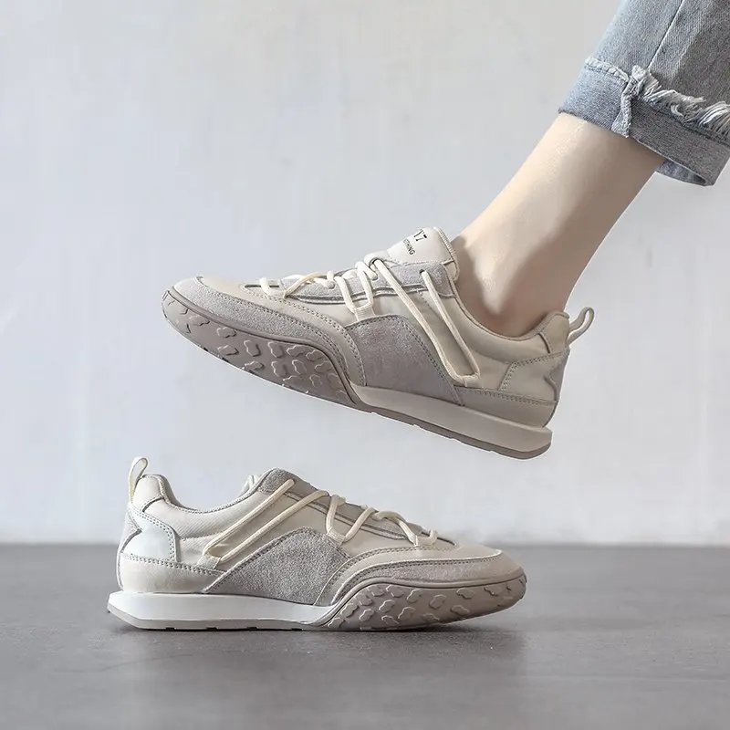 

Women's Shoes Autumn Leather Forrest Gump Shoes Student Running Shoes Sneakers Luxury Brands for Women Comfortable Sports Gym