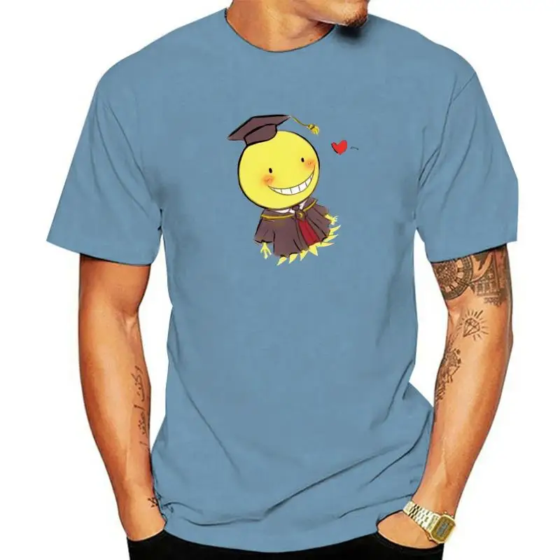 

Men T-Shirts Koro Sensei Assassination Classroom Fitness Tee Shirt Korosensei Ansatsu Anime Novelty Tshirt Mens Tops Tees