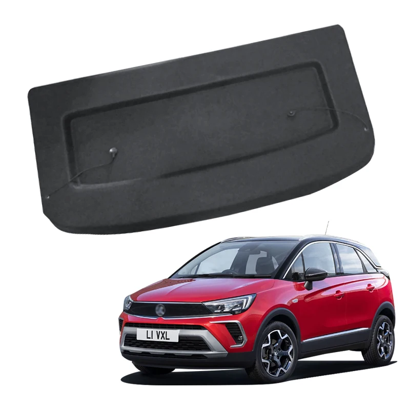 Фото Для Vauxhall Crossland X 2019-2021, не выдвижная крышка багажника, багажник для посылок, антиподглядывающий автомобильные аксессуары для интерьера №1