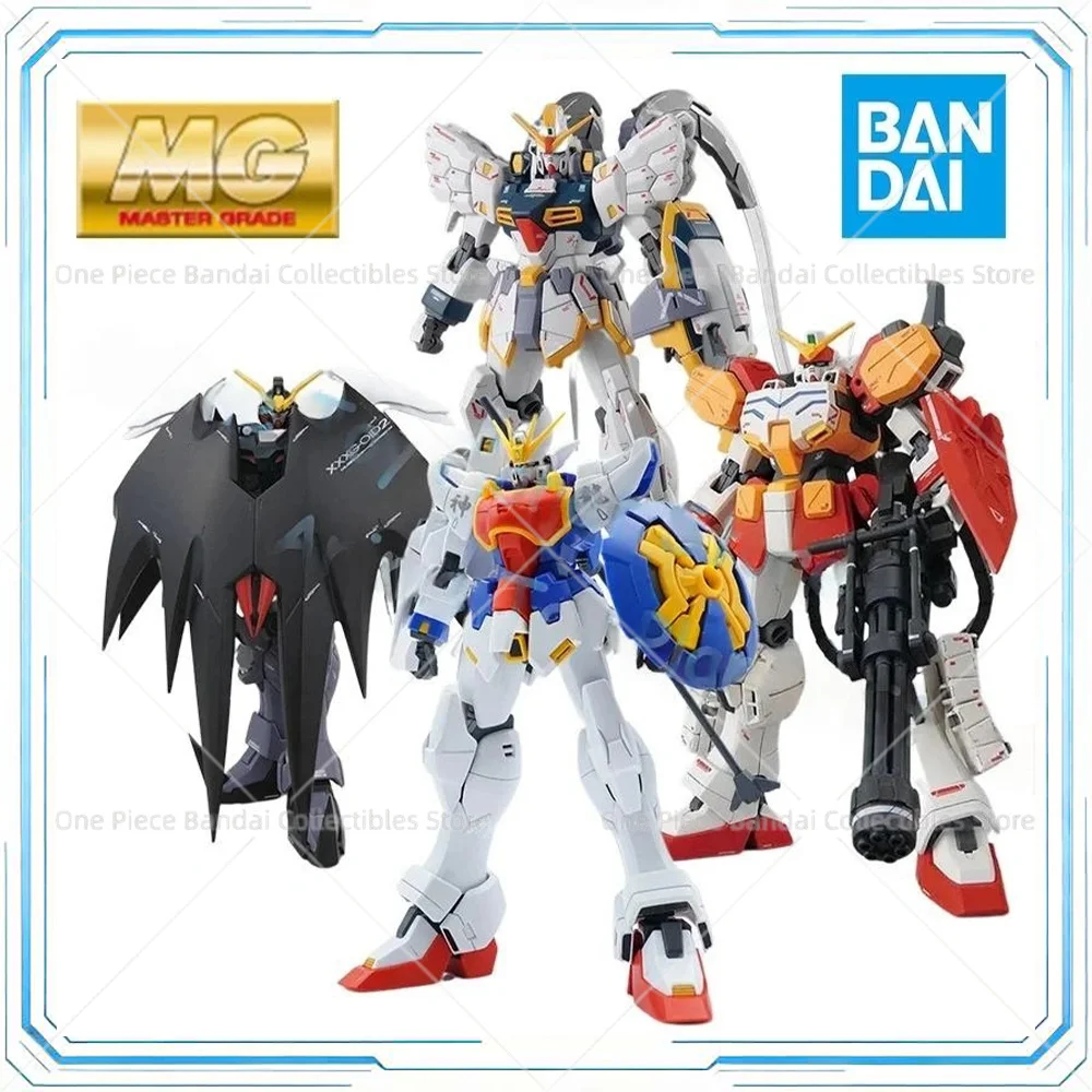 Фото Оригинальный набор для сборки модели Bandai MG 1/100 XXXG-01D GUNDAM DEATHSCYTHE EW, модель аниме-фигурки, сборная модель-игрушка, подарок для детей №1