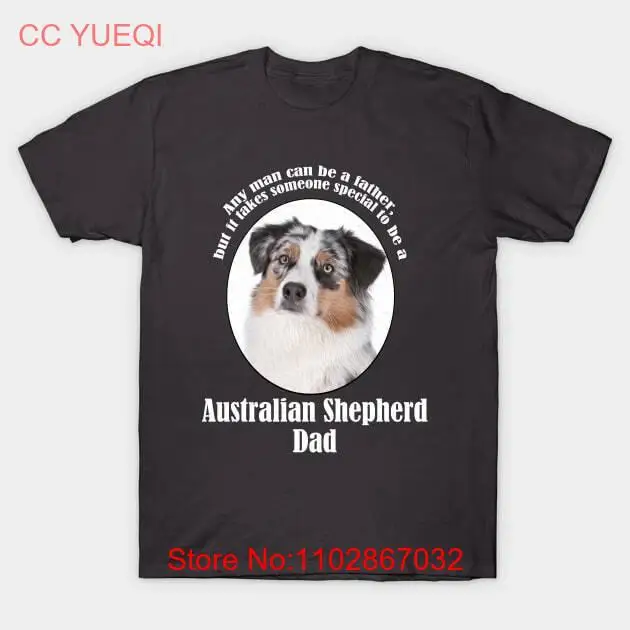 Футболка Папа австралийской овчарки сделанная в Австралии S-5XL