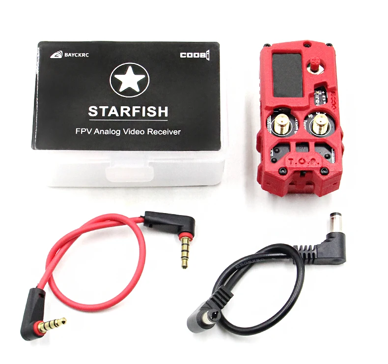  BAYCK D1-DJ STARFISH FPV Analog Dual Video Receiver RX5808 5.8G 48CH 2-6S for DJI V1 V2 FPV Goggles Freestyle Parts images - 6