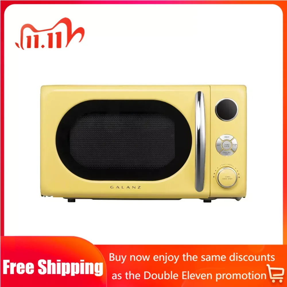 

Microwave Oven 0.7 Cu Ft Retro Countertop Microwave Oven 700 Watts Micro Waves New Microwaves Ovens Kitchen Free Shipping